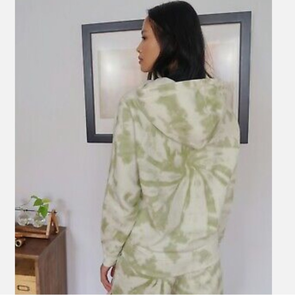 Reformation Tanner classic hoodie pistachio tornado